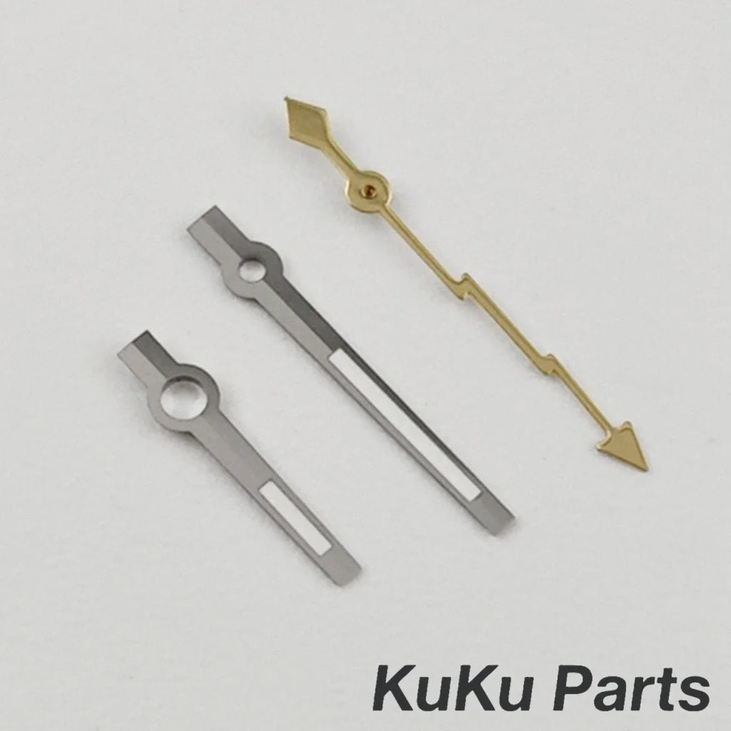 NH35 Lightning Second Green Luminous Hands Red Silver Gold Blue Watches Pointer For NH35 NH36 NH38 NH70 Movement Watches Needles - Sun Studio