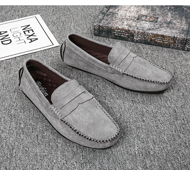 Trend Suede Men Casual Shoes Breathable Comfort Slip-on Mens Driving Shoes Fashion Men Lazy Shoes Luxury Brand Loafers Moccasins - Sun Studio
