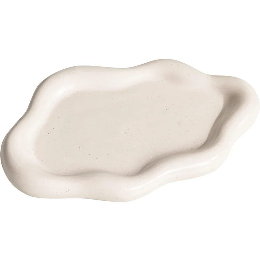 Women's Cloud Ceramic Trinket Tray - Jewelry Dish & Ring Holder, Perfect for Watches/Keys Storage, Mother's Day Gift - Sun Studio
