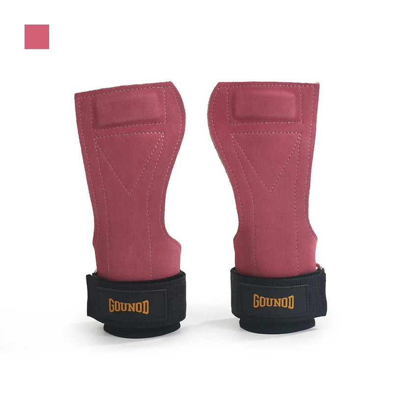 2pc/1Pair GOUNOD Gym Grip Cowhide Palm Protector Weightlifting Gymnastics Exercise Glove Grip Fitness Training Equipment - Sun Studio