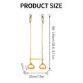 Trapeze Swing Bar Playground Equipment Rings Bar Ergonomic Sensory Game Easy installation For Children Indoor Playtime Backyard - Sun Studio