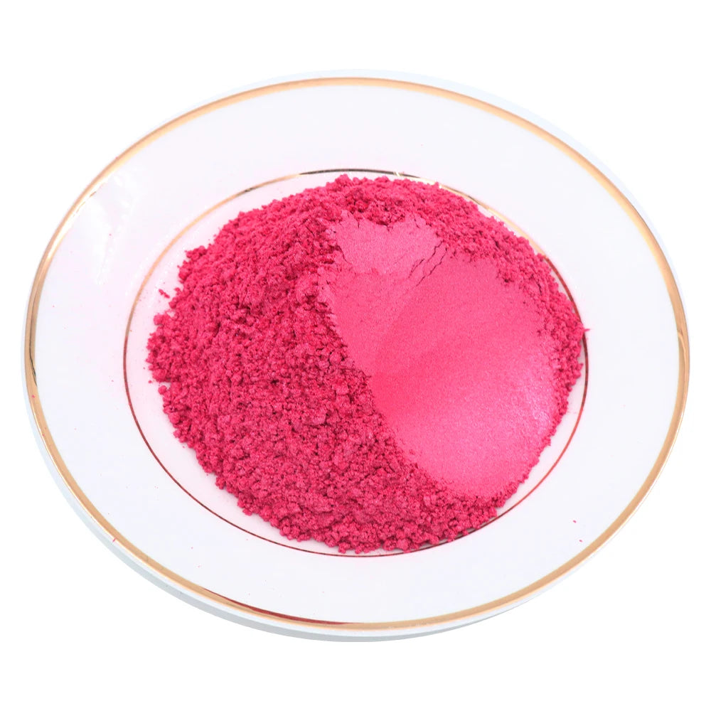100 Gramm perlmuttfarbenes Pulver Harzpigment natürliches Mica-Mineral-Pulver DIY Seifen Epoxidharz Farbstoff Schmuckherstellung Make-up-Zubehör