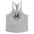 Gym Fitness Bodybuilding Suspenders T-Shirt Mens Fashion Print Sport Sleeveless Vests Summer Cotton Breathable Y-back Tank Tops - Sun Studio