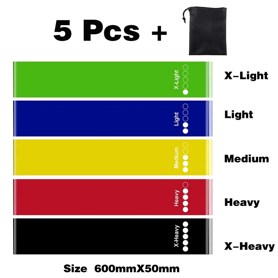 WOSWEIR-Training Resistance Bands Yoga Gym Fitness Gum Pull Up Assist Rubber Band Crossfit Exercise Home Workout Equipment - Sun Studio