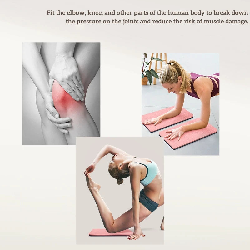2Pcs Yoga Knee Pad Cushion Soft TPE Pad Support Protective Pad For Elbow Leg Arm Balance Exercise Fitness Workout Yoga Mat - Sun Studio