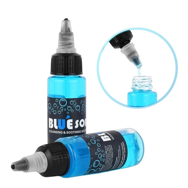 Microblading 40ml Blue Soap Cleansing & Soothing Solution Avoiding skin irritation Tattoo Studio Supply Tattoo Accessories - Sun Studio