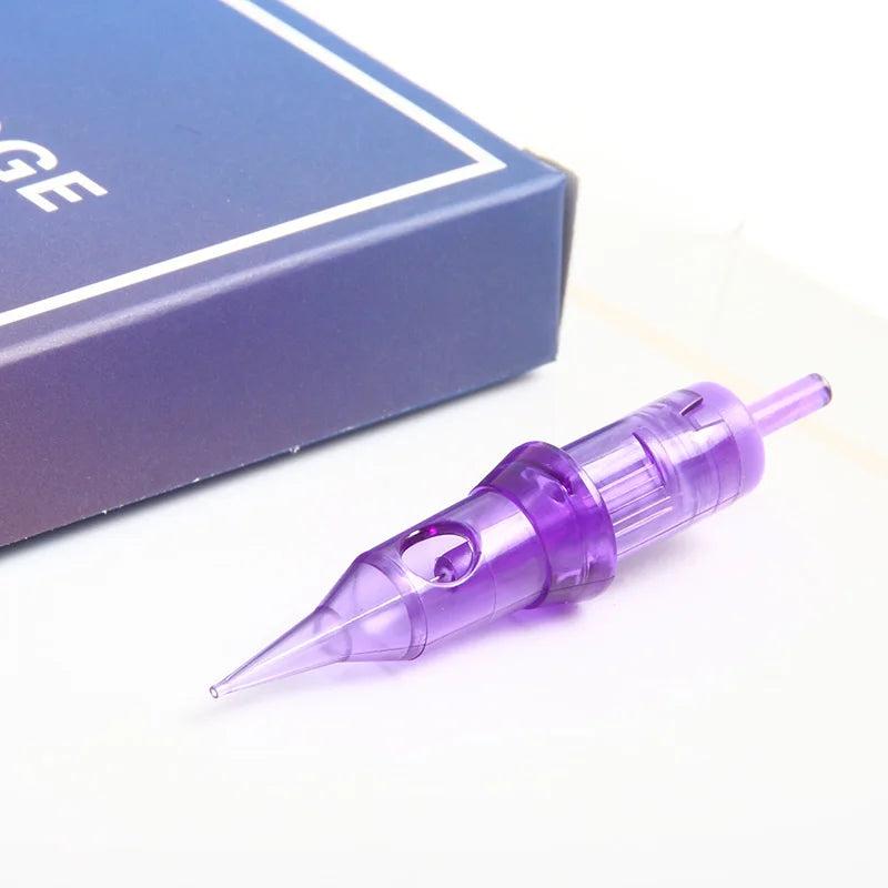 10pcs/Box Tattoo Needles Cartridge Disposable Sterilized Safety Needle RS/RL/RM/M1 With Membrane For Tattoo Rotary Machines - Sun Studio