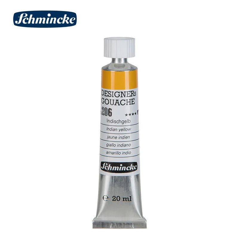 Germany Schmincke Designer Gouache Paint Tube 20ml Opaque Gouache Paint Professional Artist 48 Colors Drawing Art Supplies Cute - Sun Studio