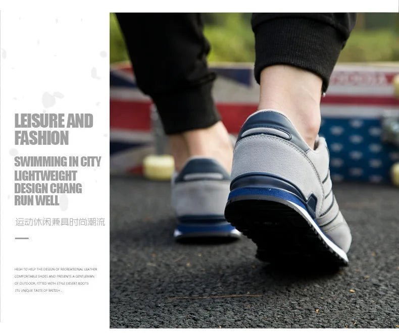 Brand Sneakers Men Outdoor Running Shoes High Quality Lace-Up Men Casual Shoes Fashion Comfortable Walking Shoes Tenis Hombres - Sun Studio