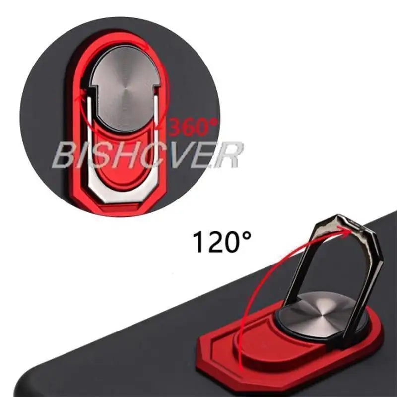 Magnet Phone Case For ZTE Blade 20 Smart Shockproof Soft TPU Silicone Cover For ZTE Blade 20 Smart Case With Ring Holder - Sun Studio