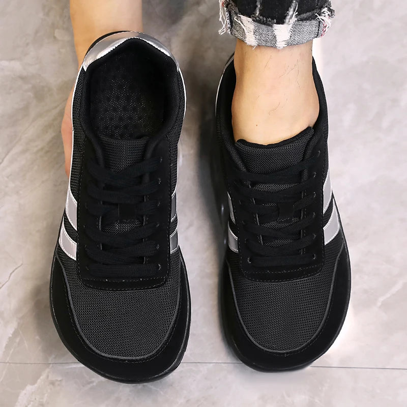 Men's Wide Toe Box Barefoot Shoes Minimalist Sports Shoes with Zero Drip Soles The Best Breathable Mesh Designer Men's Running - Sun Studio
