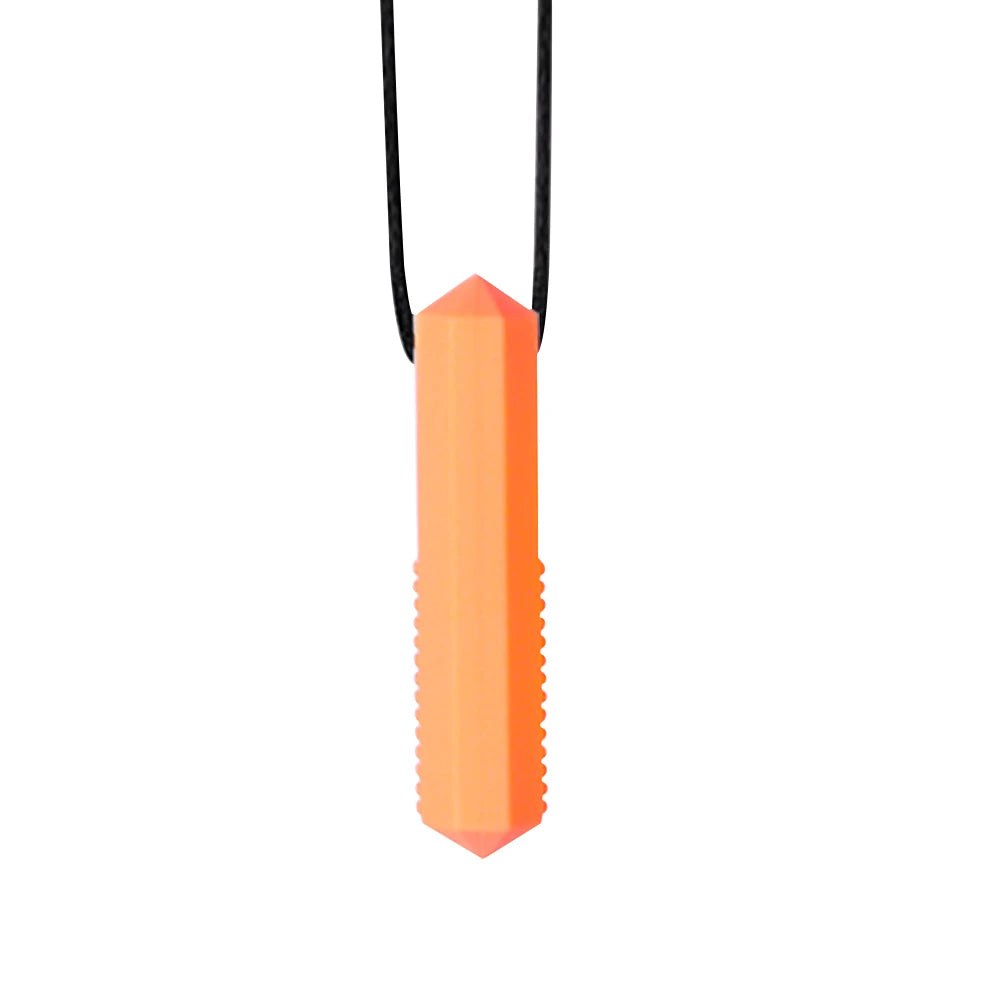 1pcs Silicone Teether Kids Chew Necklace Sensory Chewy Pendant Oral Motor Toys Therapy Tools for Autism ADHD chidren's goods - Sun Studio