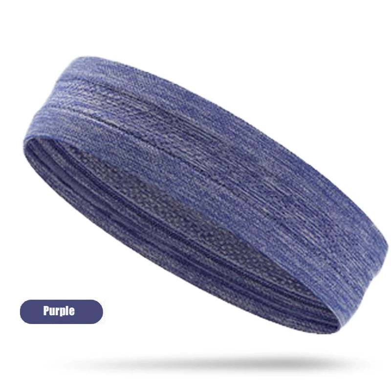 Outdoor Exercise Sweat Absorption Fitness Headband Man Woman Headband Elastic Bicycle Yoga Exercise Sweat Band - Sun Studio