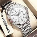 POEDAGAR Sport Luxury Man Wristwatch High Quality Waterproof Luminous Watch For Men Fashion Date Week Quartz Men's Watches Reloj - Sun Studio