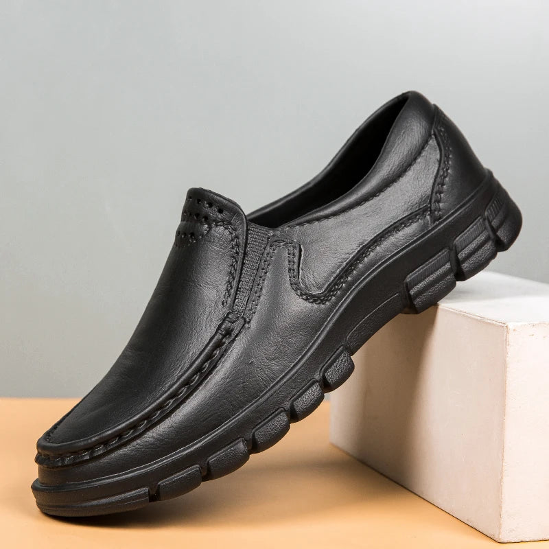 Jumpmore Men's Slip-on Driving Shoes Non-slip Chef's Shoes Size 39-48 - Sun Studio