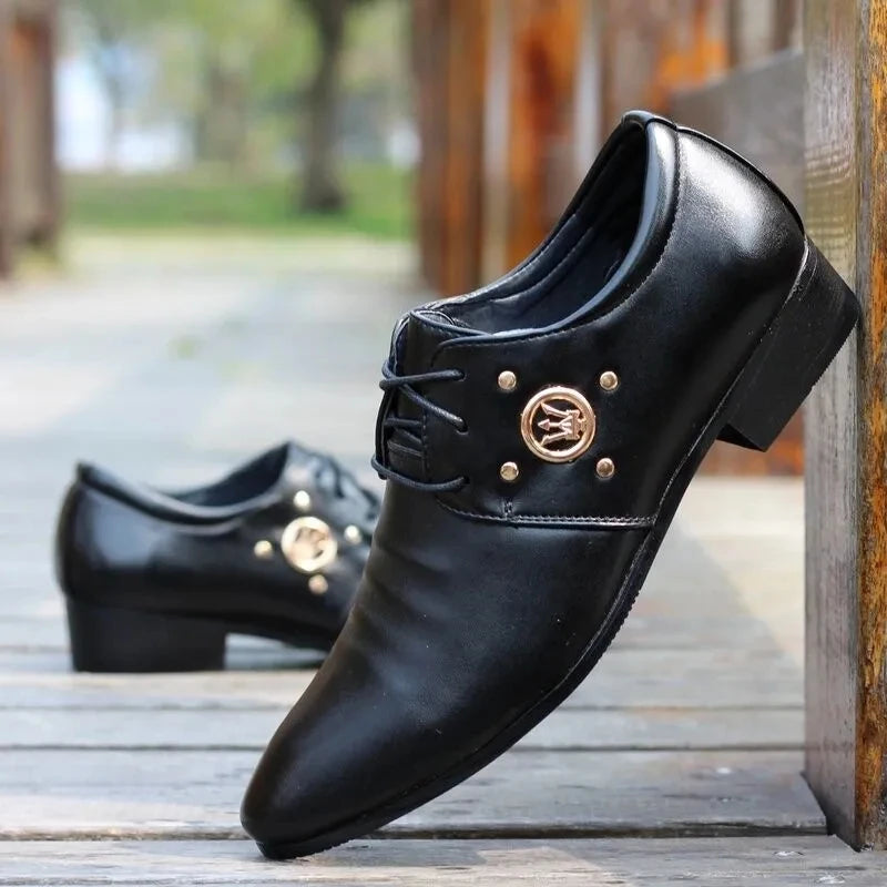 Summer Leather Shoes for Men Male Leather Fashion Business Luxury Colorful Party Dress Shoes Loafers 남성구두 Sapatos Masculinos - Sun Studio