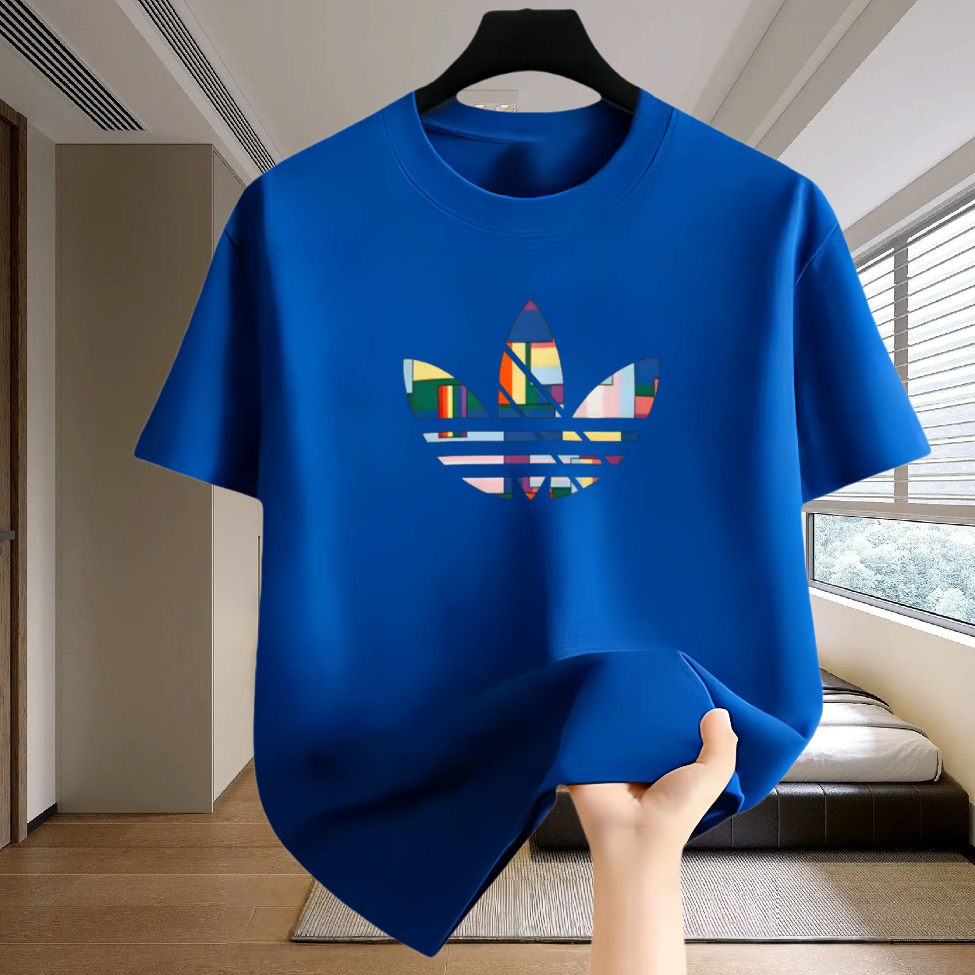 Fitness T-shirt - Summer breathable sportswear - Short-sleeved outdoor running - Men's T-shirt - Tennis plus-size clothing - Tra - Sun Studio