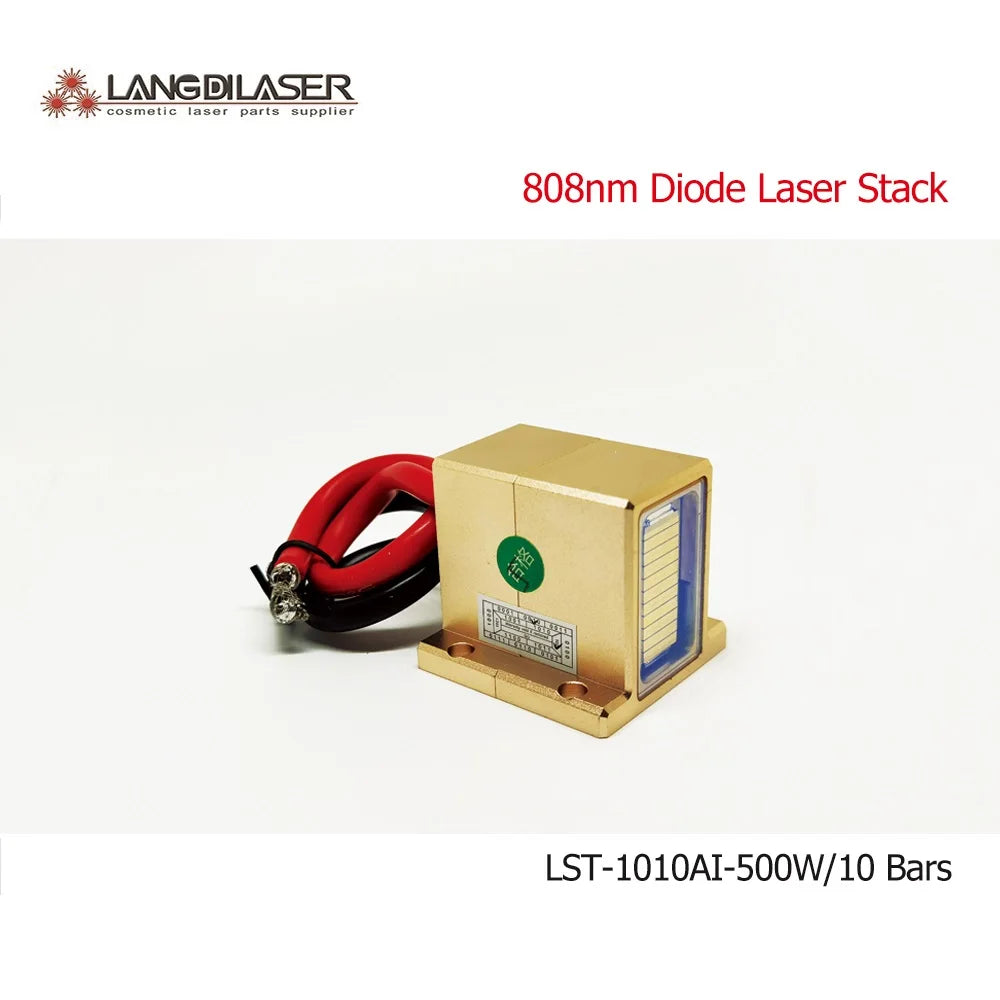 LST-1010AI 808nm&810nm Diode Laser Stack 500W Macro-Channel Module 10 Bars for Aesthetic Machines Hair Removal/Skin Rejuvenation - Sun Studio