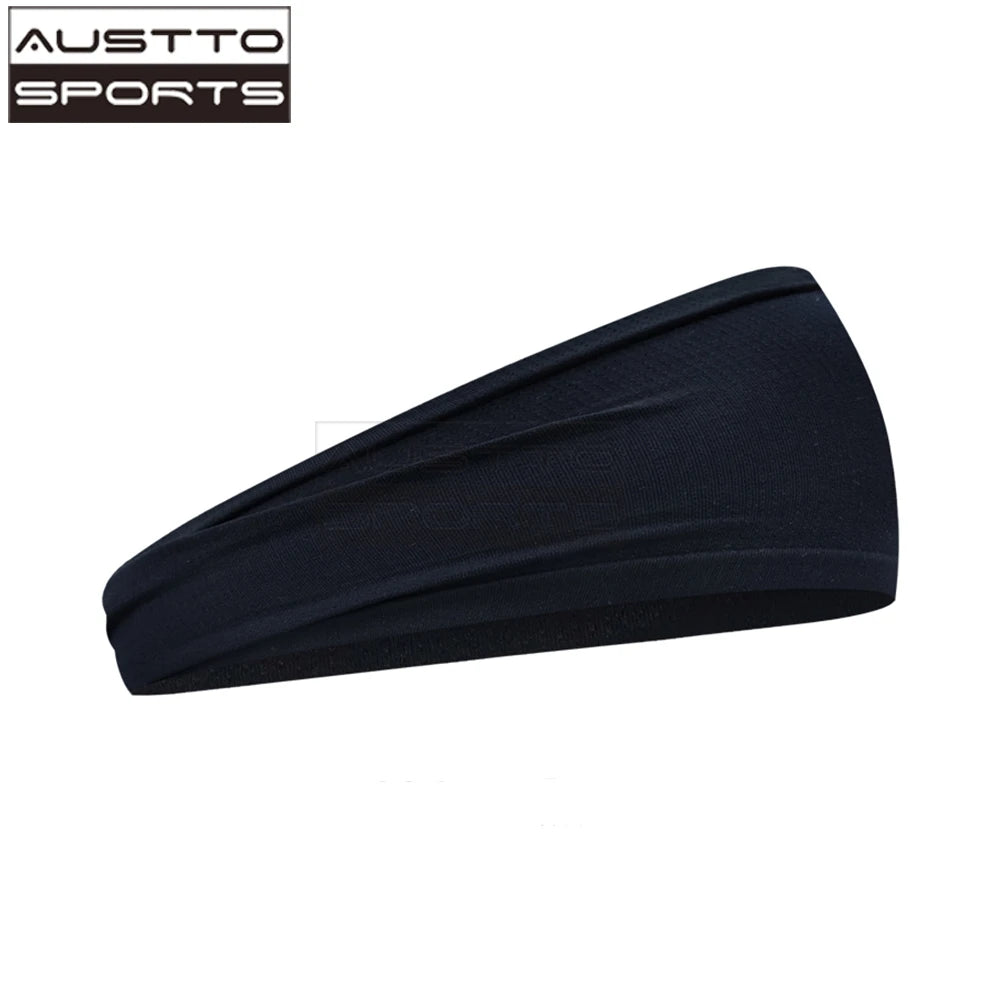 Austto Sports Athletic Headbands Cooling Sweatband for Men Women Running Cycling Hiking Yoga Fitness - Sun Studio