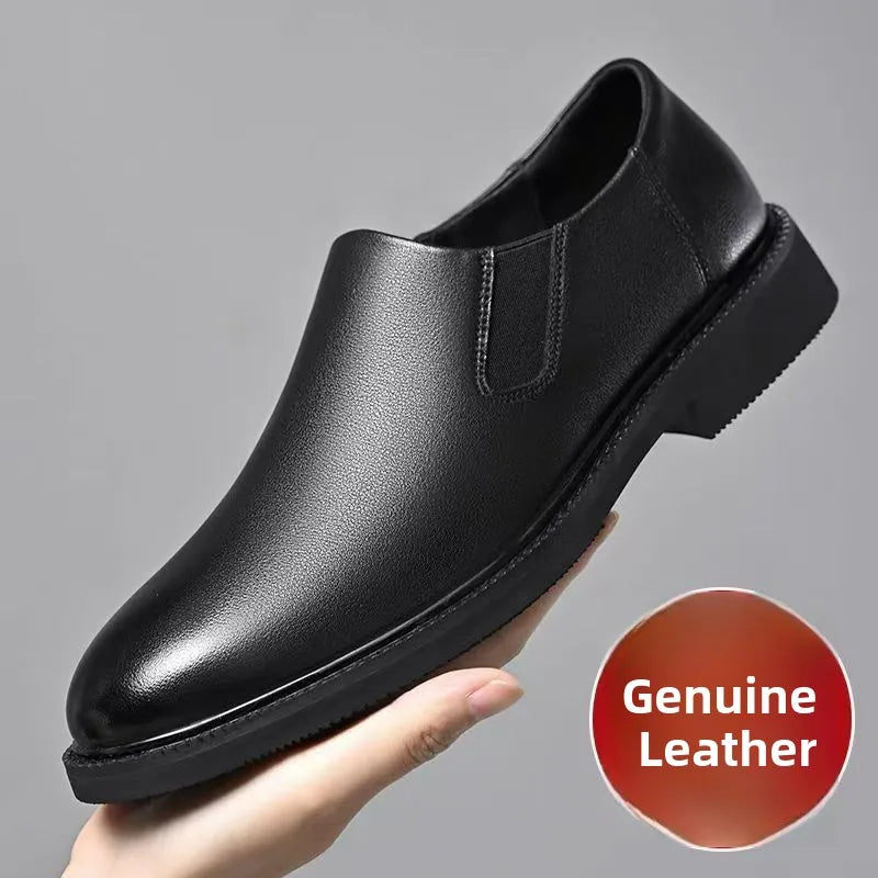 First-Class Military Leather Shoes Casual Business Men's Soft Bottom Shoes All Cowhide Special Offer Clearance Sale - Sun Studio