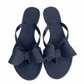 Summer Beach Sandals for Women Slippers New Pure Color Slip on With Bow Tie Adult Flat Bottom Flip Flops Walking Thong Sandals - Sun Studio