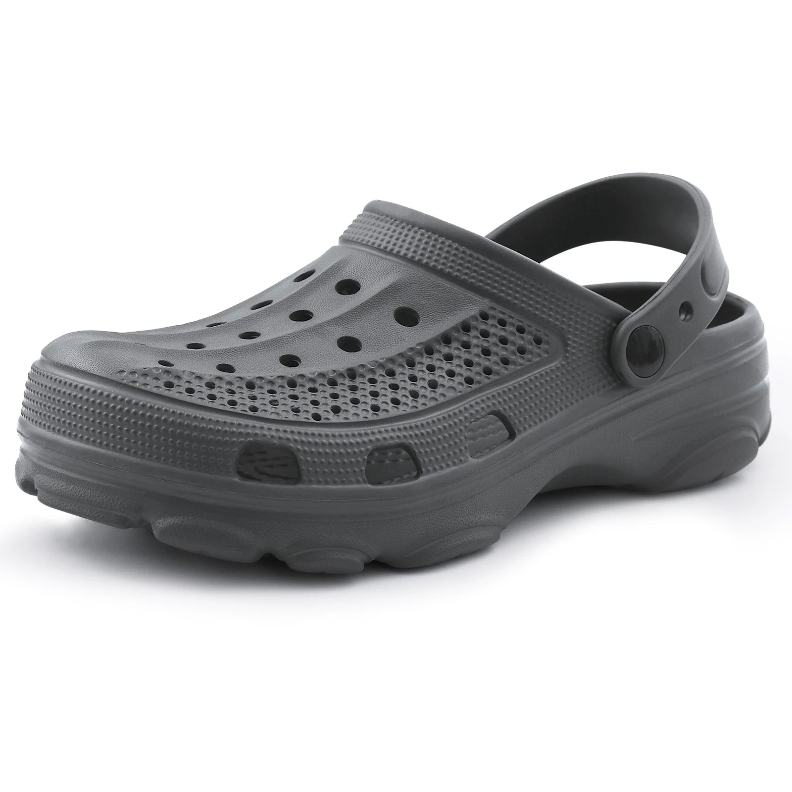 Eyriphy Herren Hausschuhe Garten Schuhe atmungsaktive Lochhausschuhe Outdoor Angelschuhe rutschfeste Küchenschuhe EVA-Sohle Herren Sandalen