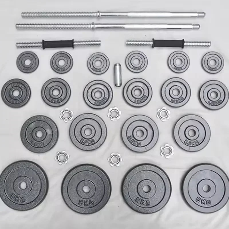 10kg 15kg 20kg 30kg Gym Home Weightlifting Dumbbells with Box Painted Black Painted Cast Iron Dumbbells Barbell Set. - Sun Studio