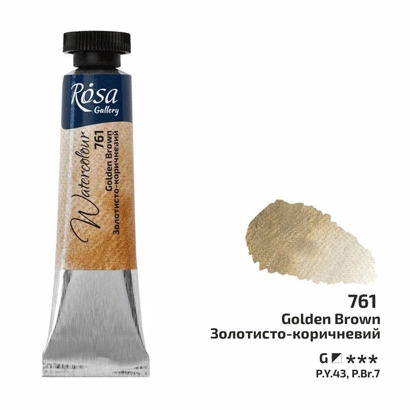 ROSA New 10 Color Precipitated Watercolor Pigments 10ml Tube Master Watercolor Paint Student Artist Painting Supplies - Sun Studio
