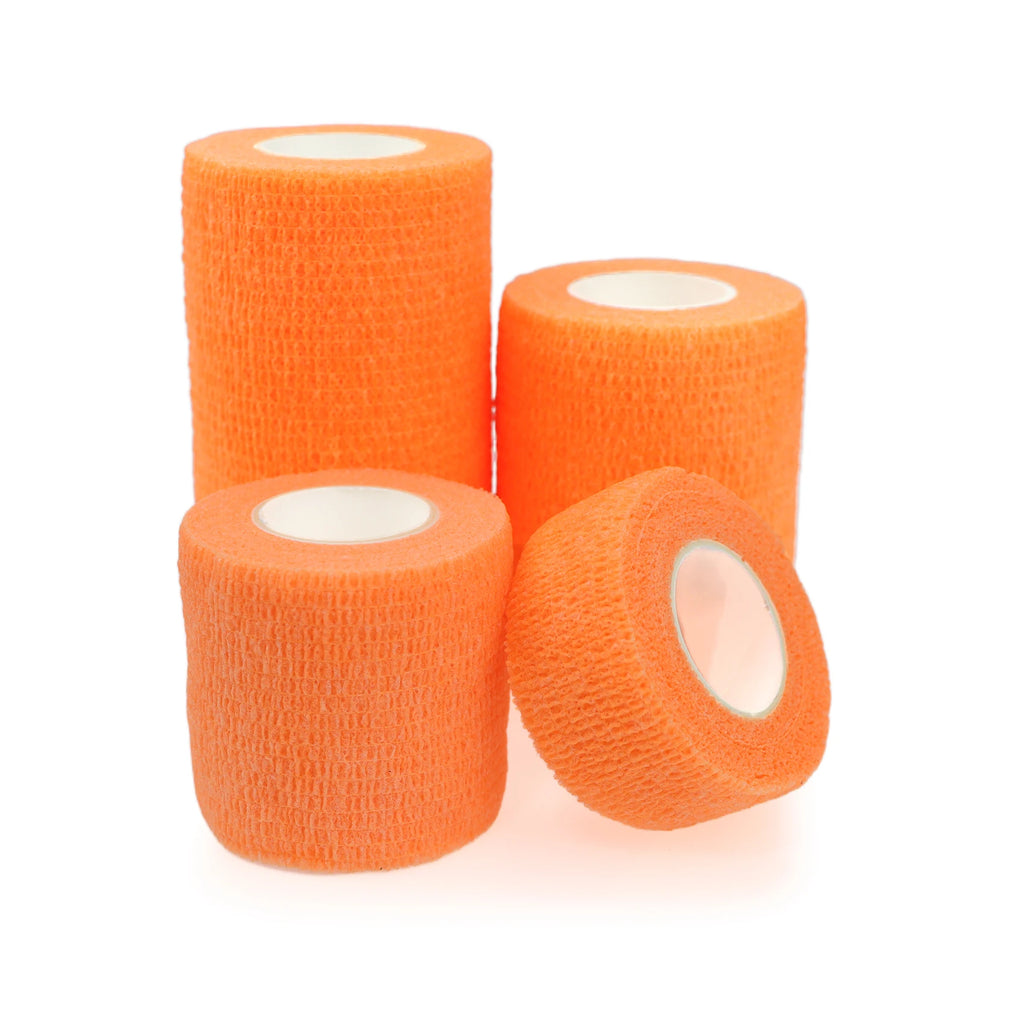 24 Pieces Elastic Bandage Tapes Athletic Tape Elastoplast Sports Recovery Strapping Gym Waterproof Muscle Relief Finger Ankle - Sun Studio