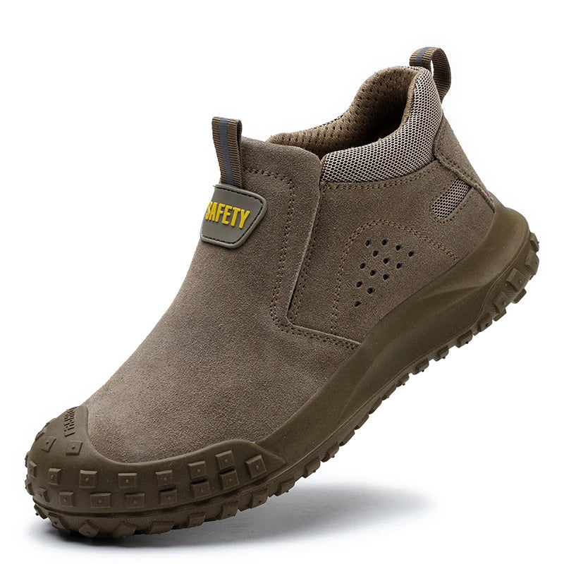 Men Safety Boots Welder Safety Shoes Anti-Smash Indestructible Safety Shoes Men Work Boots Steel Toe Security Boots Footwear - Sun Studio