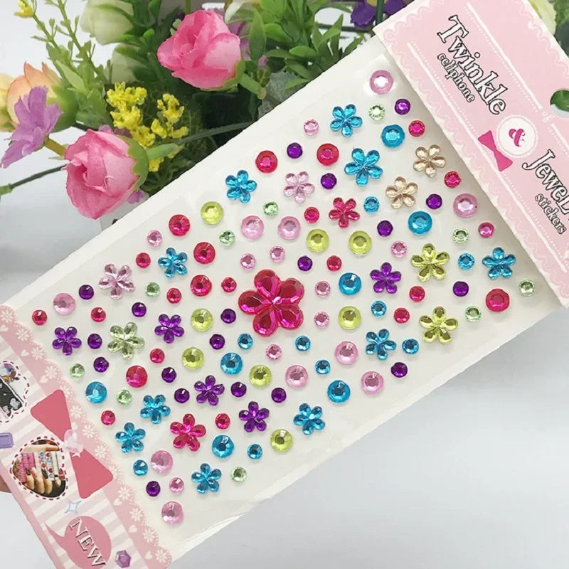 Glitzer Gesicht Aufkleber für Kinder Strasssteine für Augen Gesicht Diamanten Helle Aufkleber Festival Makeup Juwelen Aufkleber ZS006
