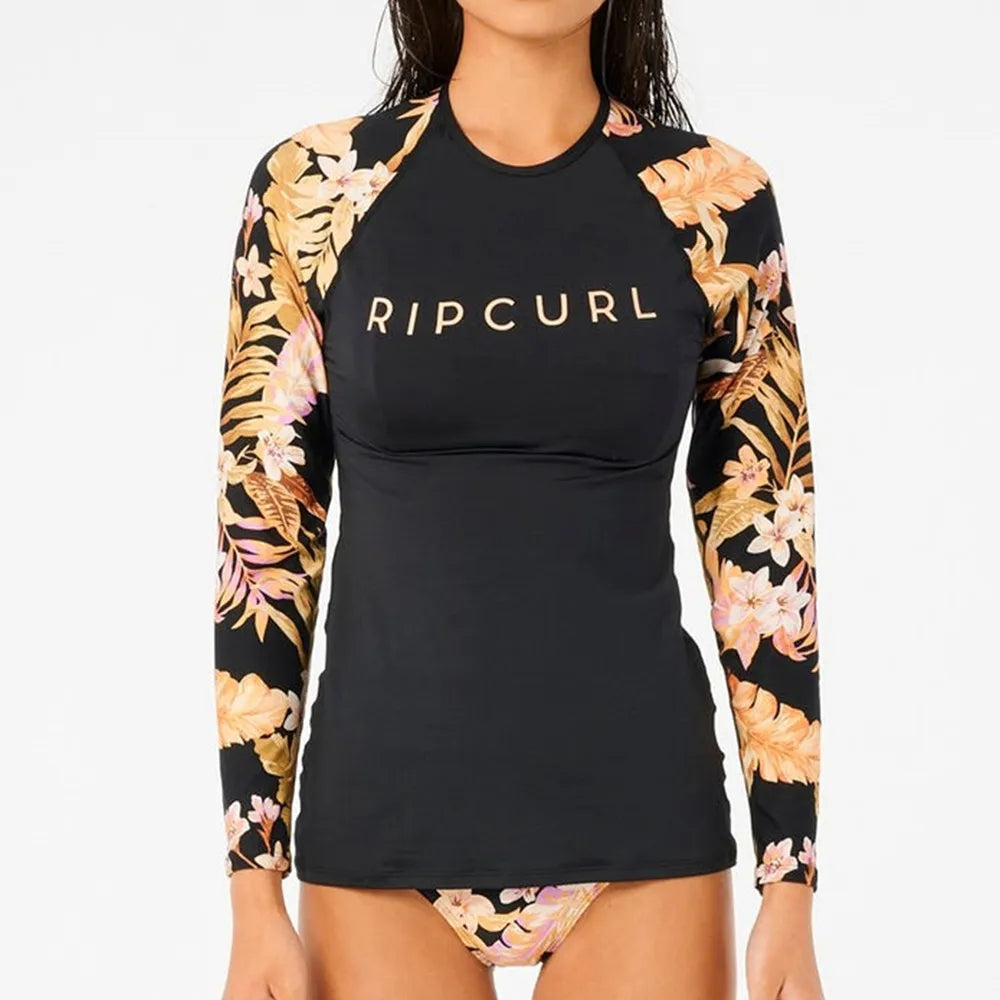Sexy Swimsuit Mujer Rash Guard 2023 Women Long Sleeve Swimwear Rashguard Surfing Set Surf Swimming Shirts Quick Dry - Sun Studio