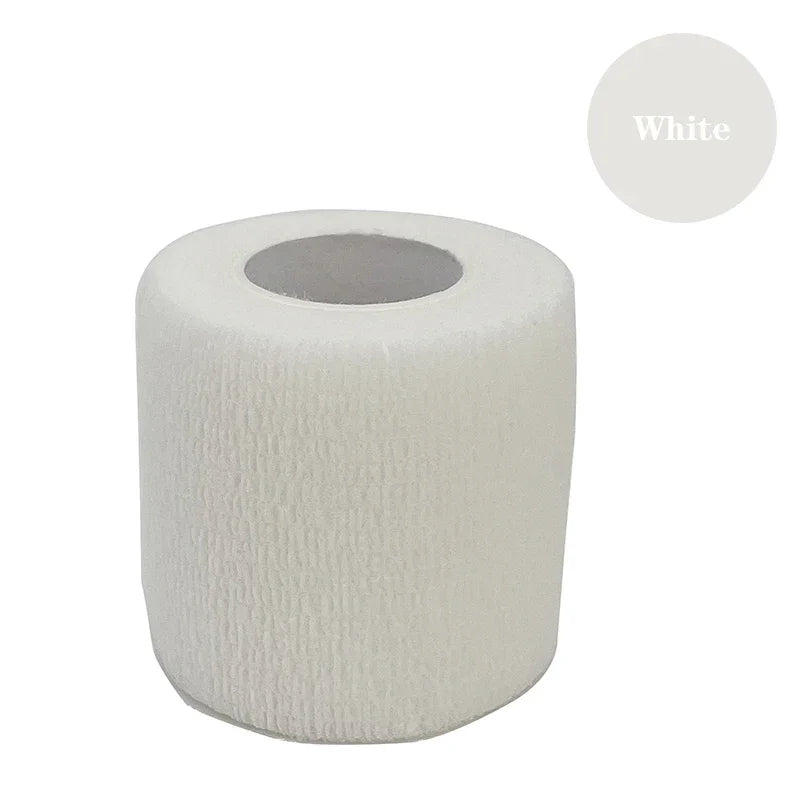1/6pcs 5cmx4.8m Einweg-Tattoo-Verband Sportband Selbstklebender elastischer Verband Farbenband Tattoo-Zubehör