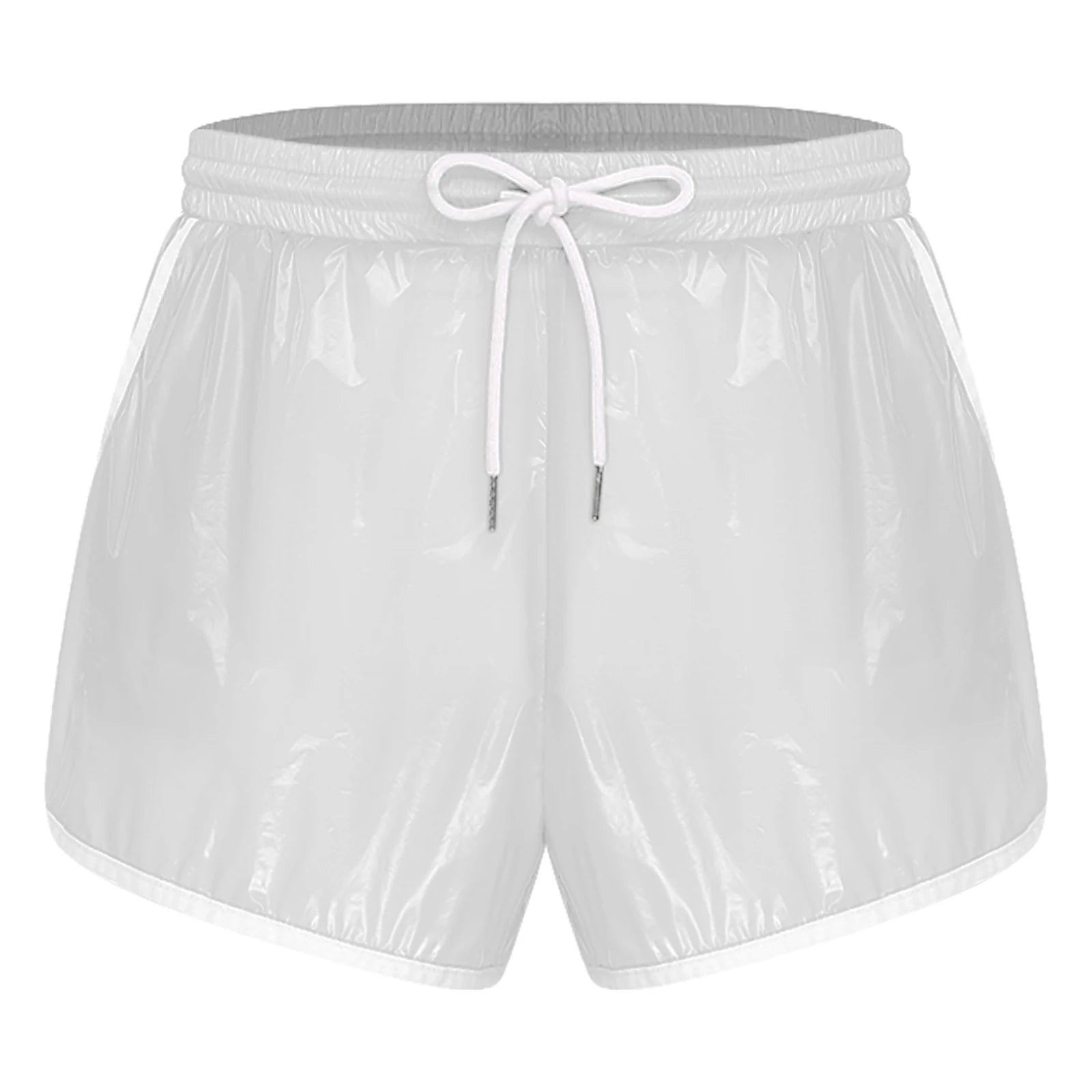 Mens Swimsuit Drawstring Seams Swim Shorts with Pockets Waterpoof Swimming Trunks Shorts Elastic Waistband Swimming Bathing Suit - Sun Studio