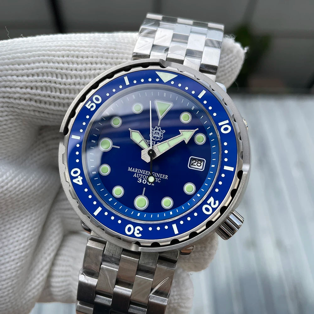 STEELDIVE SD1975 Luxus Automatikuhren Herren Taucheruhr 30Bar Wasserdicht Leuchtende Uhr Saphirglas Mechanische Armbanduhr