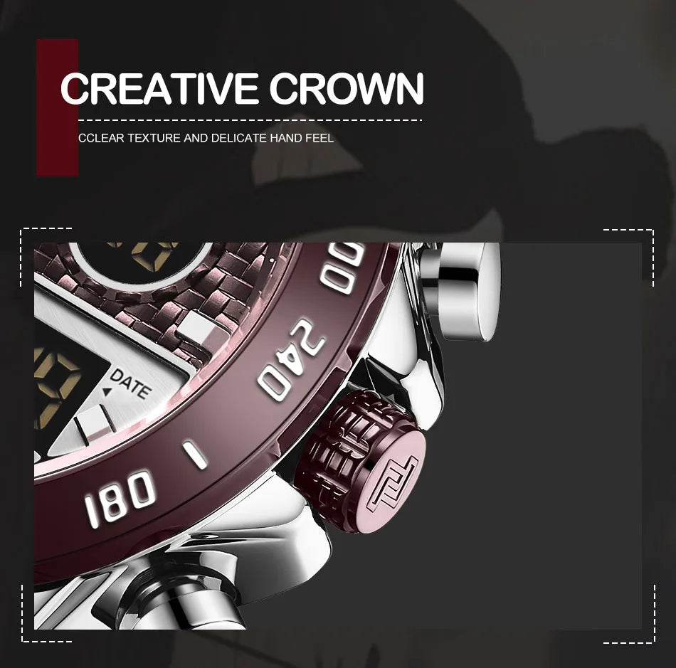 NAVIFORCE Men Digital Watch LED Sport Military Mens Quartz Wristwatch Male Luminous Waterproof Clock Watches Relogio Masculino - Sun Studio